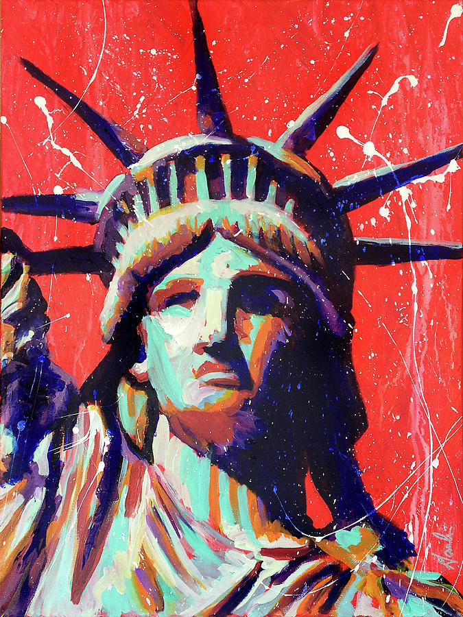 Lady Liberty Painting by Steve Gamba - Fine Art America