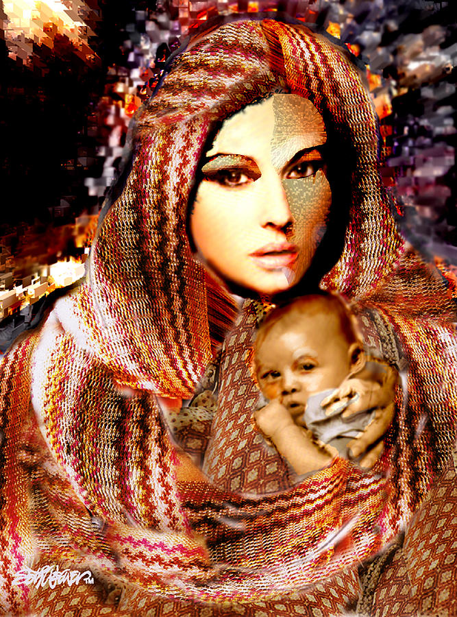 Lady Madonna Digital Art by Seth Weaver