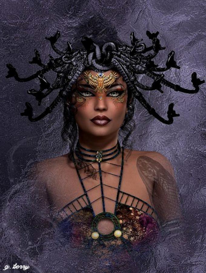 Medusa lady Medusalith Amaquelin
