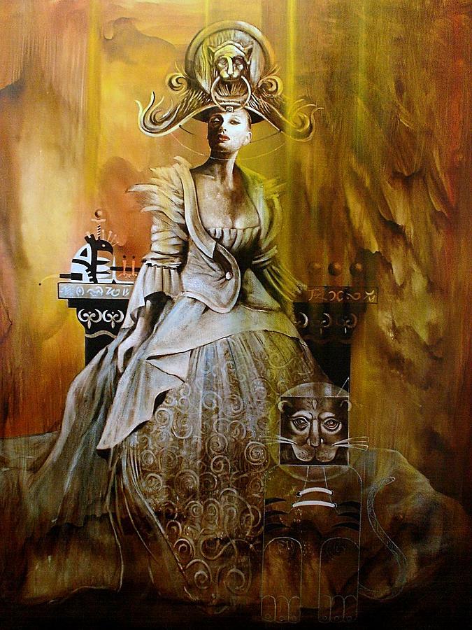 Magic Painting - Lady of Chesire by Jorge Porras