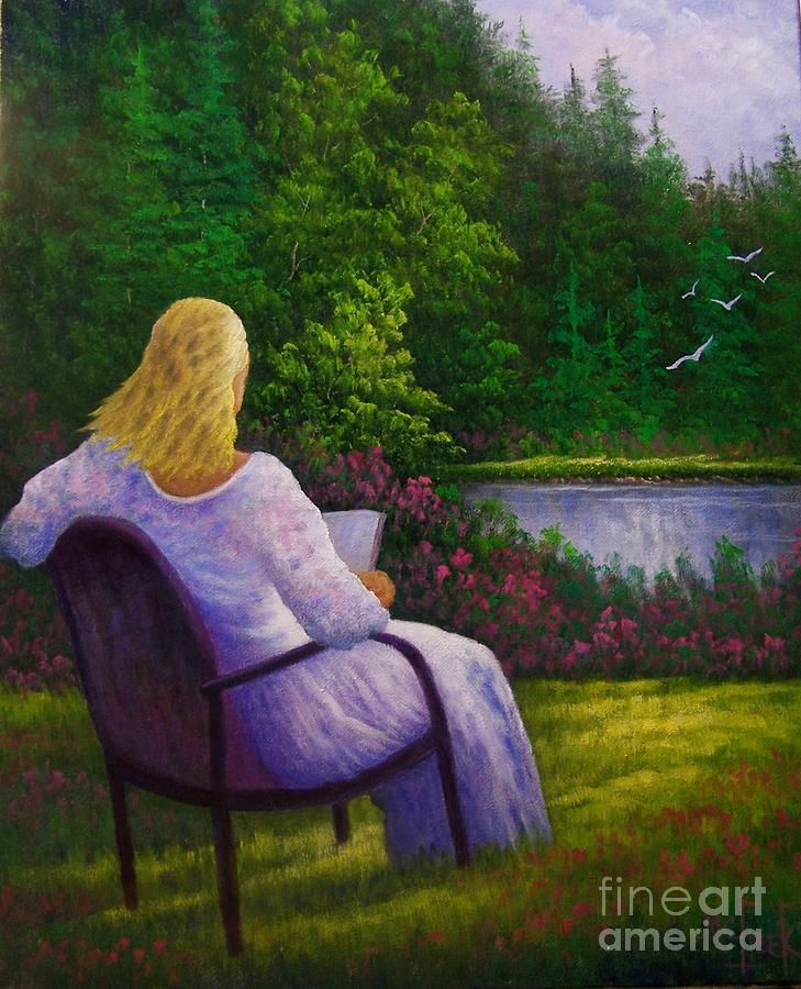 Lady of Leisure Painting by Michael Cheek - Fine Art America