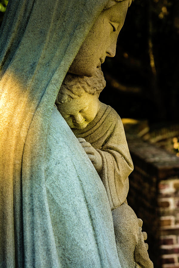 Jesus Christ Photograph - Lady of Mepkin Abbey by Wendy Mogul