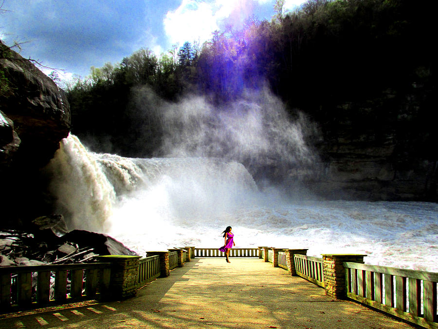 Lady of the Falls Photograph by Michael Rucker