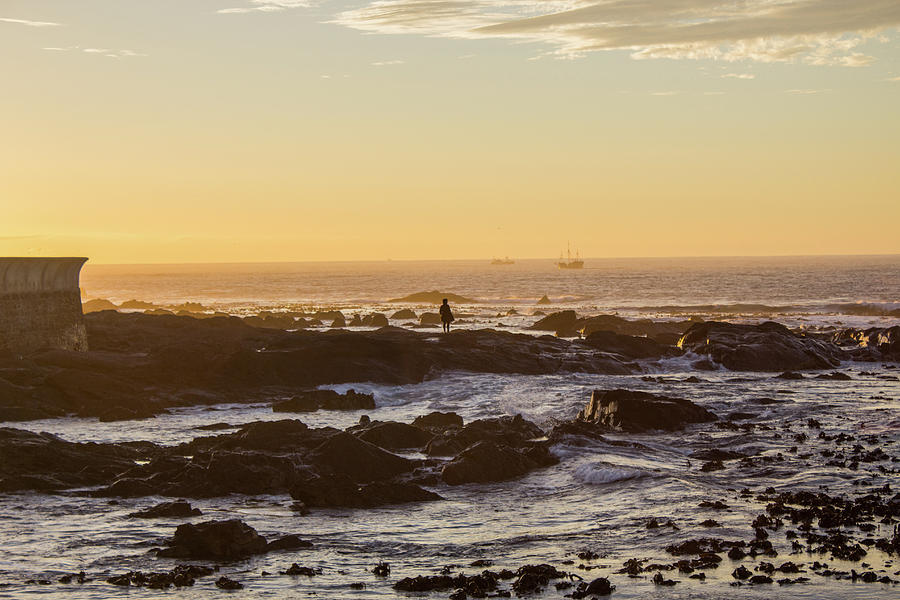 Lady on the Rocks Photograph by City Meets Sea - Pixels