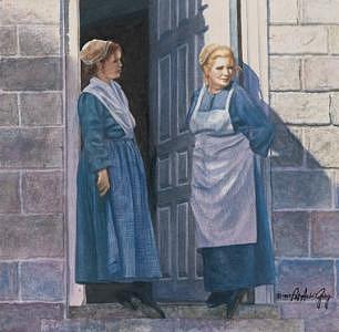 Women Painting - Lady Shakers by Pat Aube Gray Women Painting - Lady Shakers by Pat Aube Gray