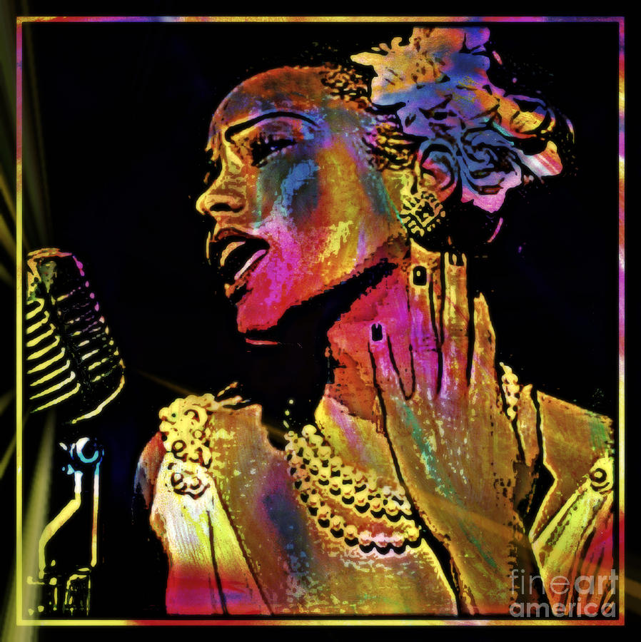 Billie Holiday Painting - Lady Sings The Blues by Wbk