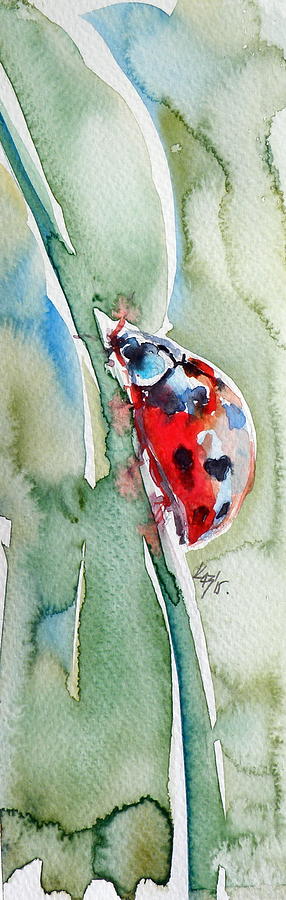 Ladybug Painting - Ladybird by Kovacs Anna Brigitta