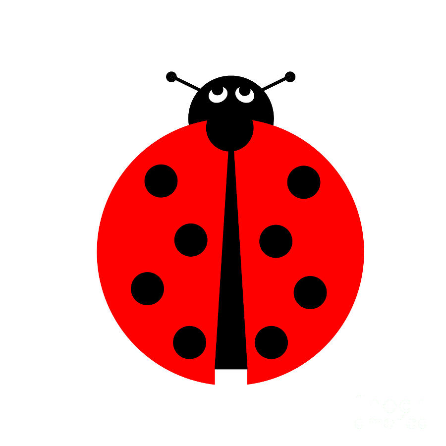 Ladybug Digital Art by Henrik Lehnerer
