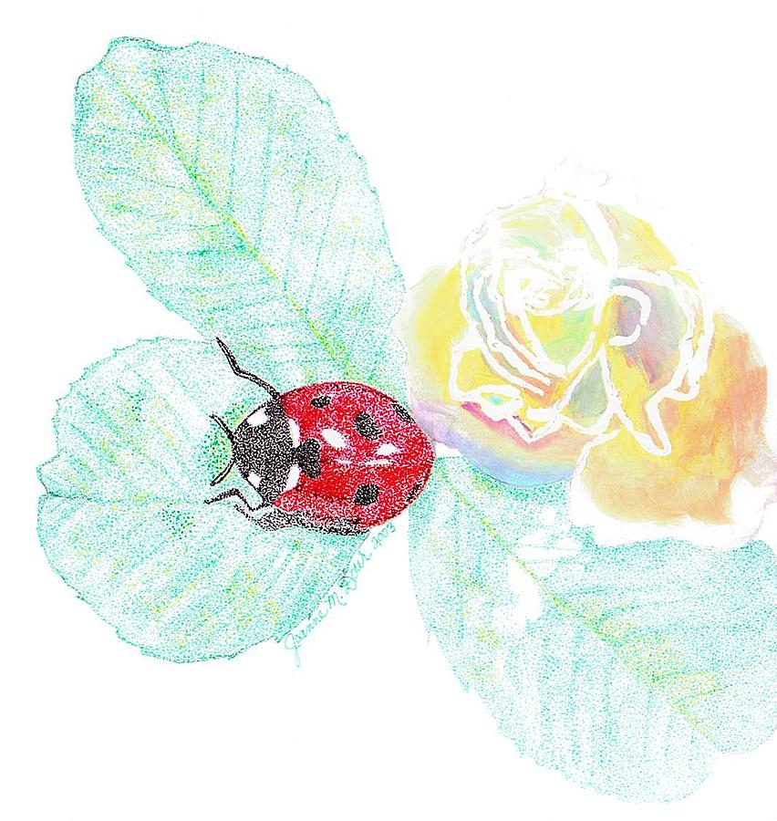 Ladybug Drawing by Joanne Dour Ladybug Drawing by Joanne Dour