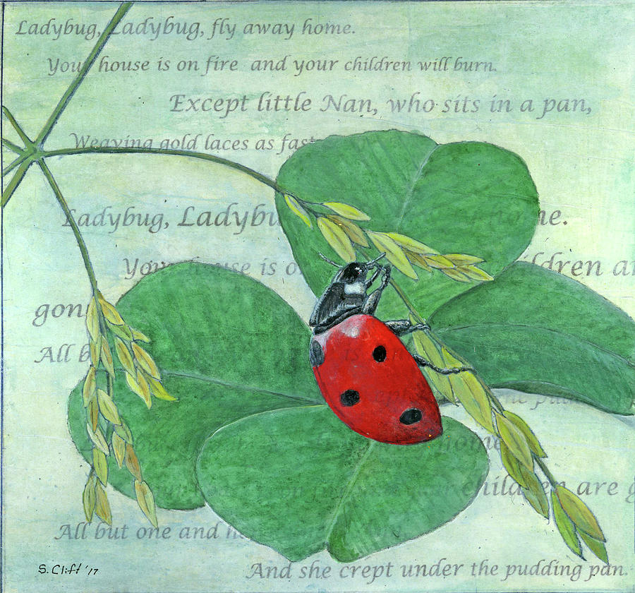 Ladybug, Ladybug Mixed Media by Sandy Clift