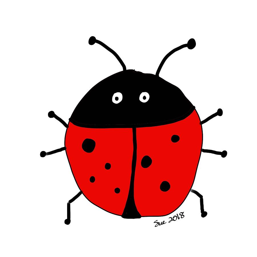 Ladybug Digital Art by Susan Pellegrino - Fine Art America