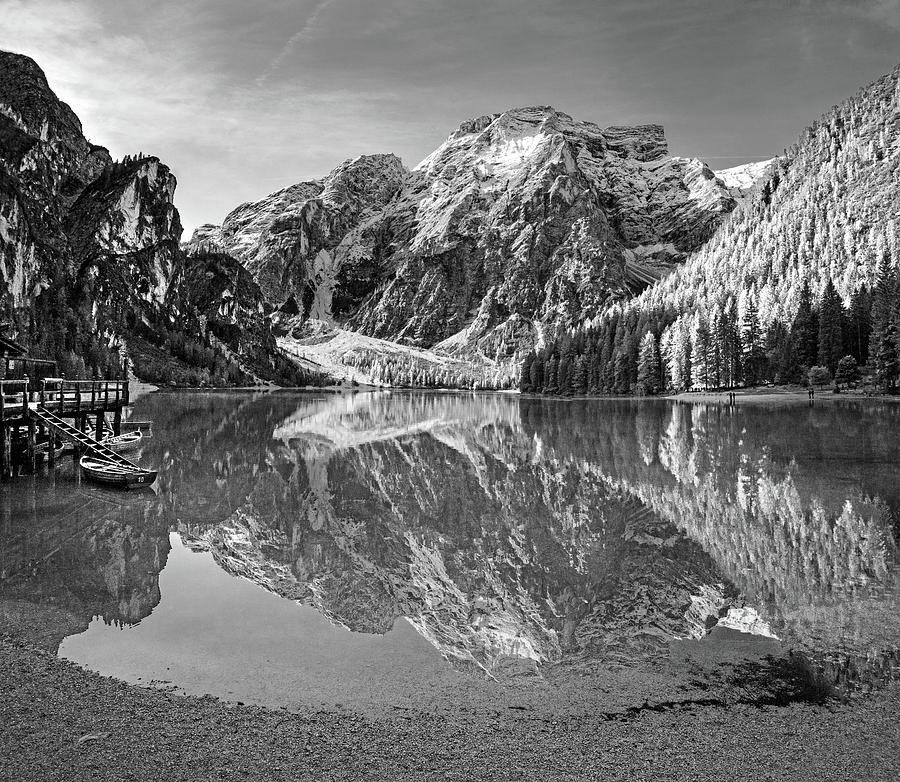 Lago di Braies Photograph by Angie Schutt