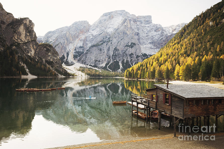 Lago di Braies Photograph by JR Photography