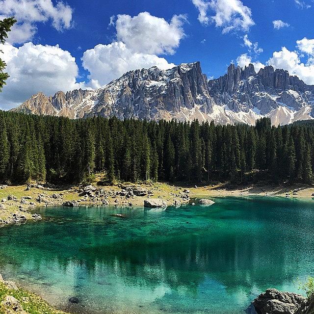 Dolomiti Photograph - Lago Di Carezza #altoadige by Luisa Azzolini
