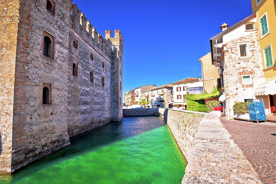 Lago di Garda town of Sirmione landmarks view Photograph by Brch Photography