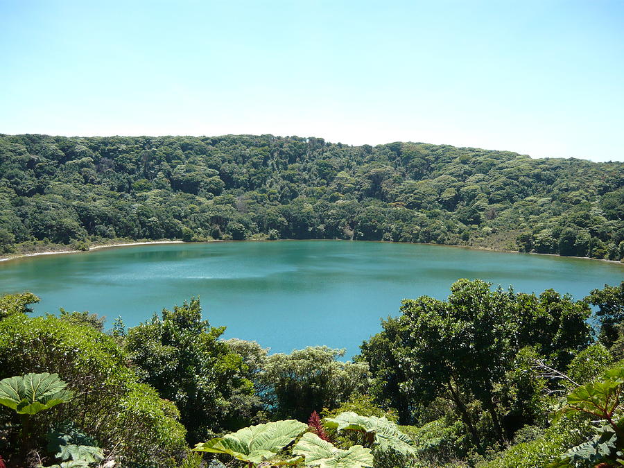 Lago Poas Photograph by Carmen Mariela Pitti S - Pixels