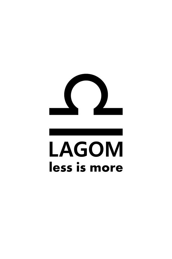 Lagom - Less is More I Digital Art by Richard Reeve