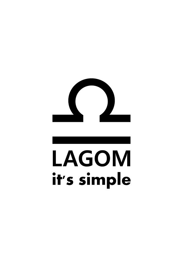 Lagom - Simple Digital Art by Richard Reeve