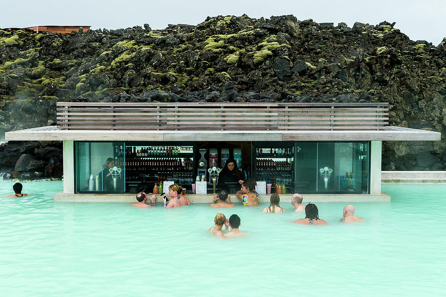 Lagoon Bar, Blue Lagoon, Iceland Photograph by Conor O'Brien Fine Art