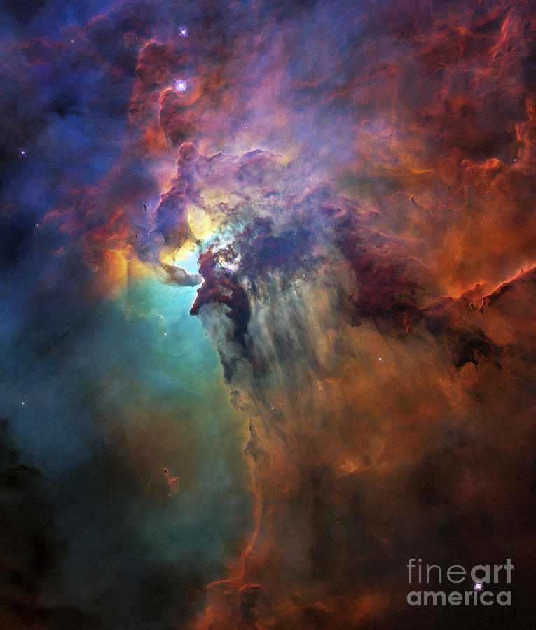Lagoon Nebula, M8, cradle for stars, space, astronomy, science Photograph by Tina Lavoie