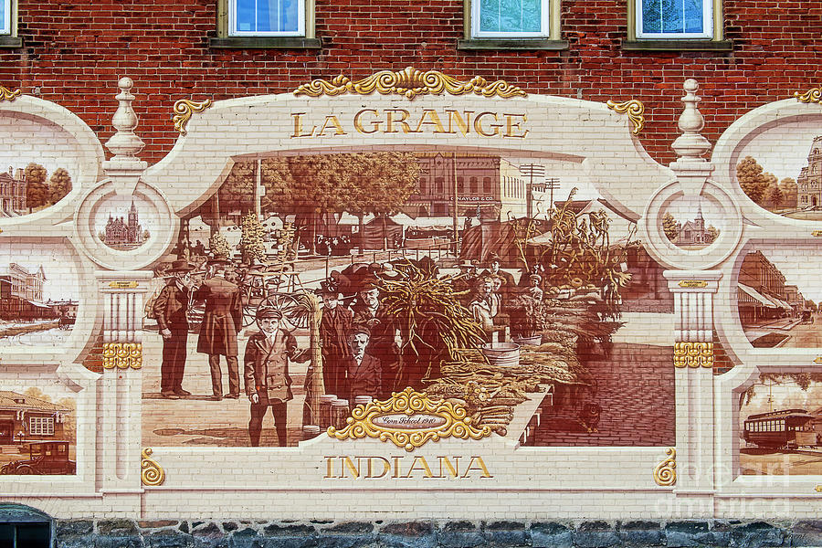 LaGrange Indiana Mural Photograph by David Arment