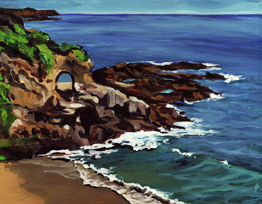 Laguna Beach En Plein Air Painting By Signature Laurel   Laguna Beach En Plein Air Signature Laurel 