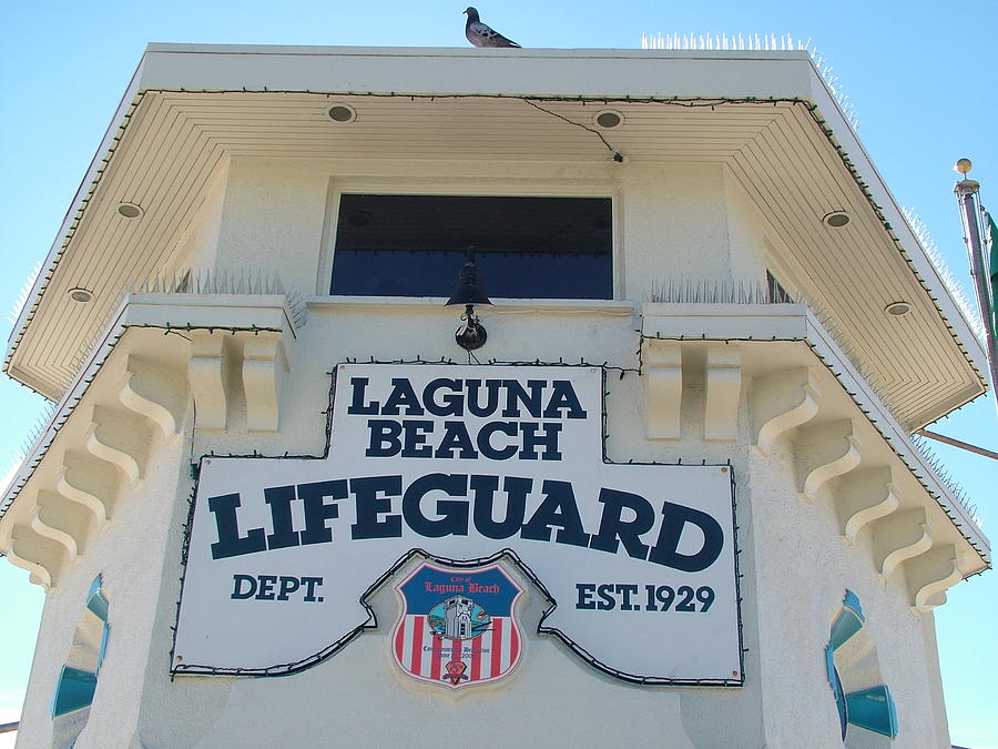 Laguna Beach Lifeguard Tower Photograph by John Loyd Rushing Pixels