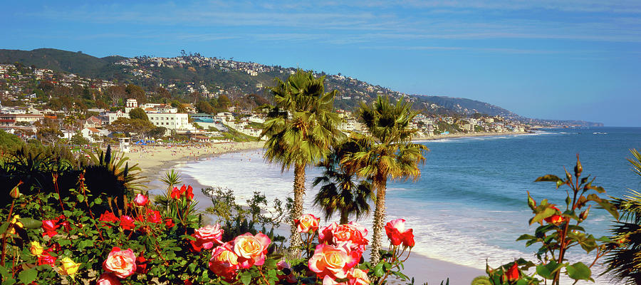 Laguna Beach Springtime Pano Photograph by Cliff Wassmann - Fine Art ...