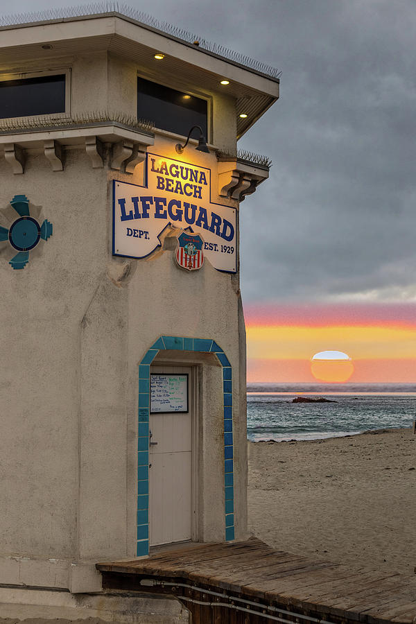 Sunset Photograph - Laguna Beach Sunset by Peter Tellone