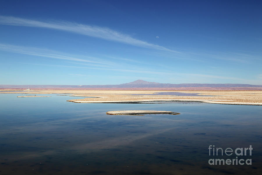 Abstract Photograph - Laguna de Chaxa Salar de Atacama Chile by James Brunker