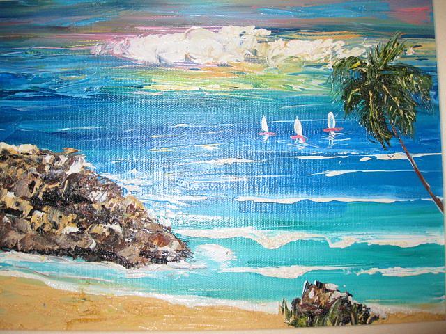 Laguna Sky Painting by Sam Bowling