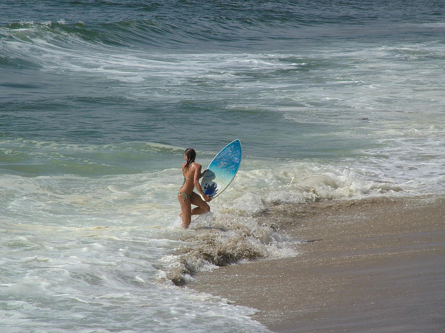 Laguna Surfer Girl Photograph by John Loyd Rushing
