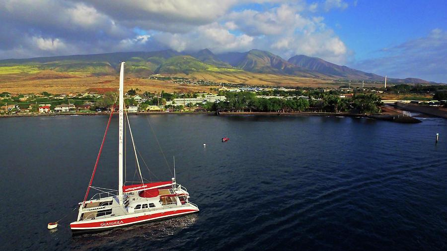 Lahaina By Sea Photograph by James Roemmling