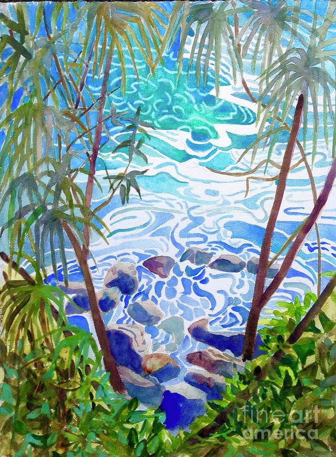 Lahala and Surf Painting by Diane Renchler