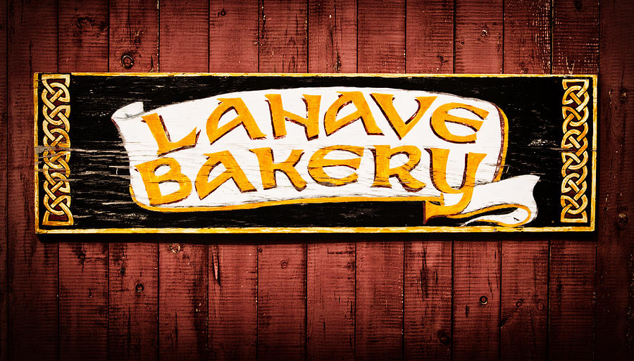LaHave Bakery Sign Photograph by Carolyn Derstine