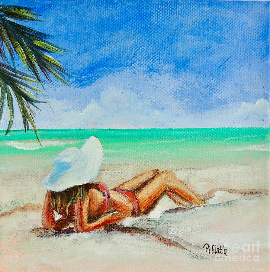Laid back Painting by Patricia Piffath