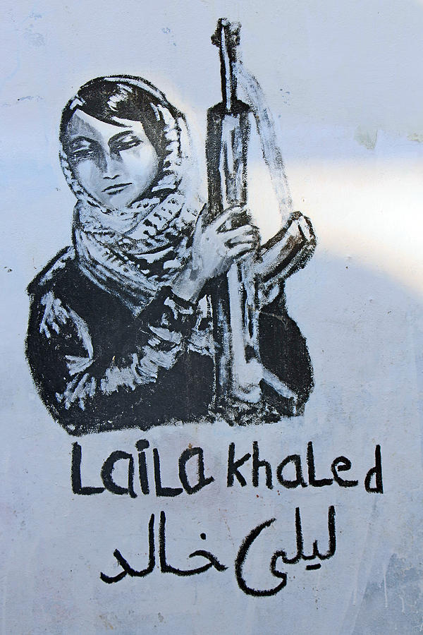 Laila Khaled at Aida Camp Photograph by Munir Alawi