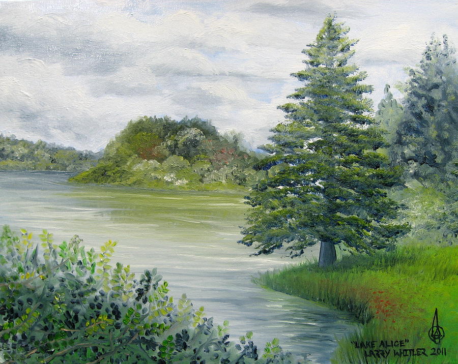 Lake Alice Painting by Larry Whitler