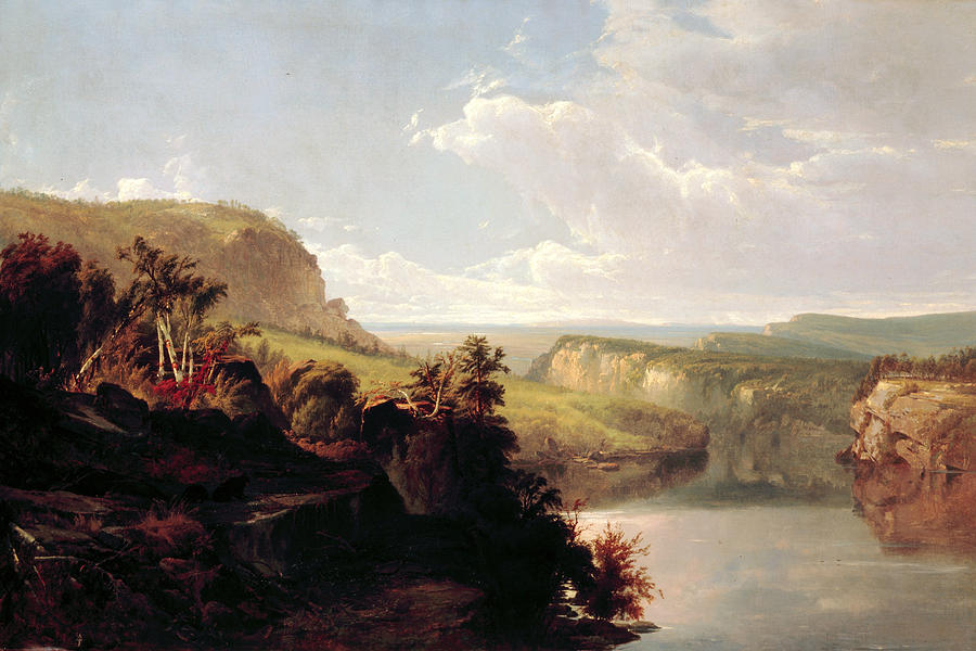 Lake Among the Hills  Painting by William Hart