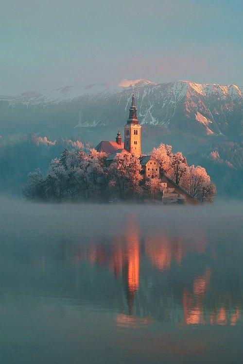 Nature Photograph - Lake Bled  by Andy Bucaille