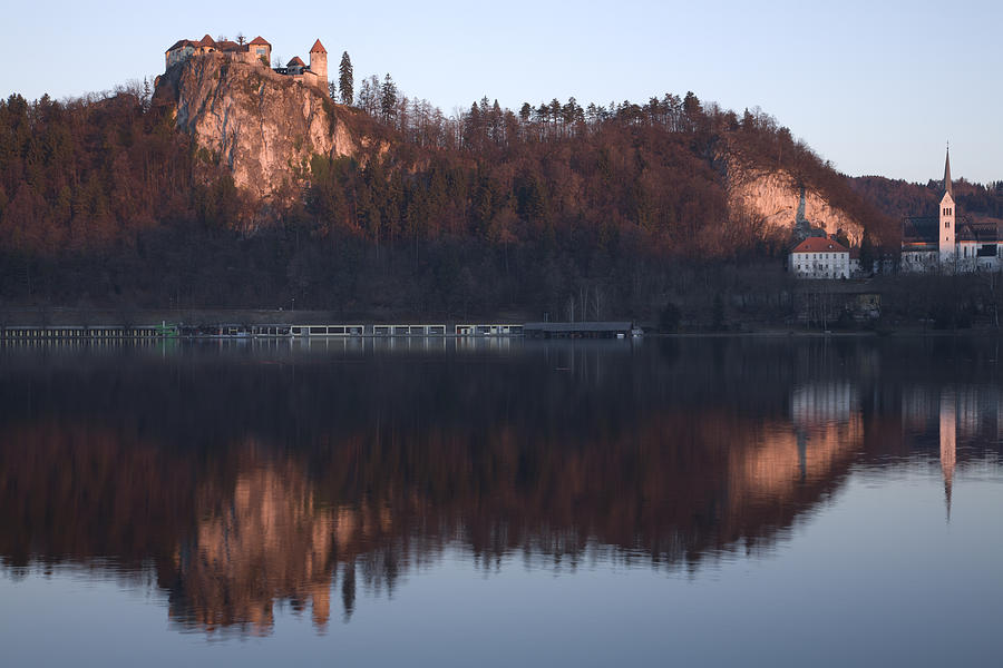 Lake Bled at dawn Photograph by Ian Middleton