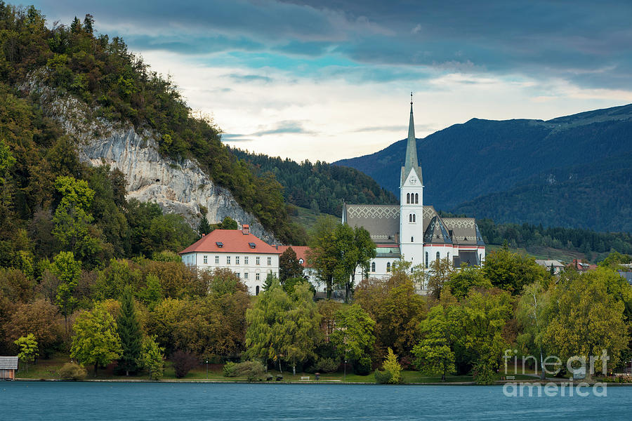 Lake Bled Church Photograph by Brian Jannsen