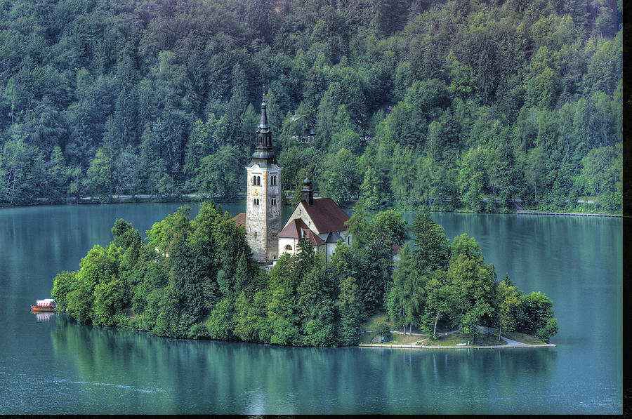 Lake Bled Island Photograph by Don Wolf