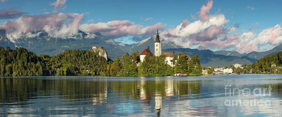 Lake Bled Panoramic Photograph by Brian Jannsen