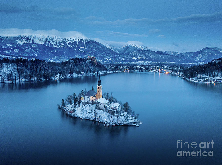 Lake Bled Winter Dreams Photograph by JR Photography