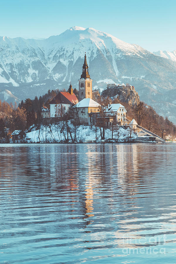 Lake Bled Winter Magic Photograph