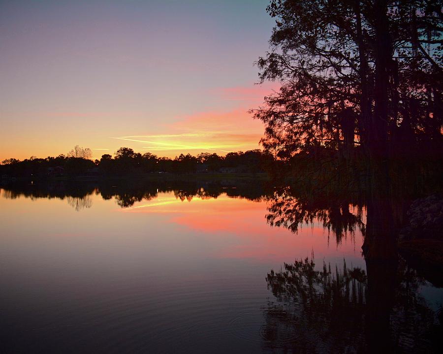 Lake Bonny Sunset Photograph by Carol Bradley