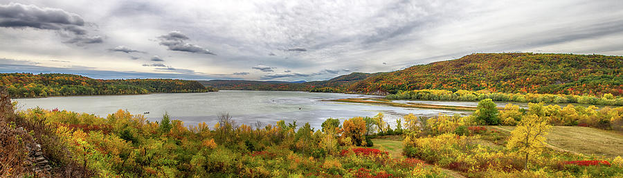 Lake Champlain Fall Colors Photograph by John Haldane