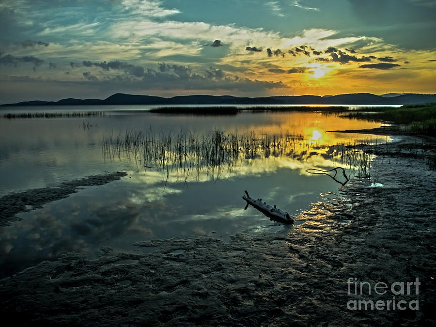 Lake Champlain Vermont Sunrise - 3 Landscape Photograph by James Aiken
