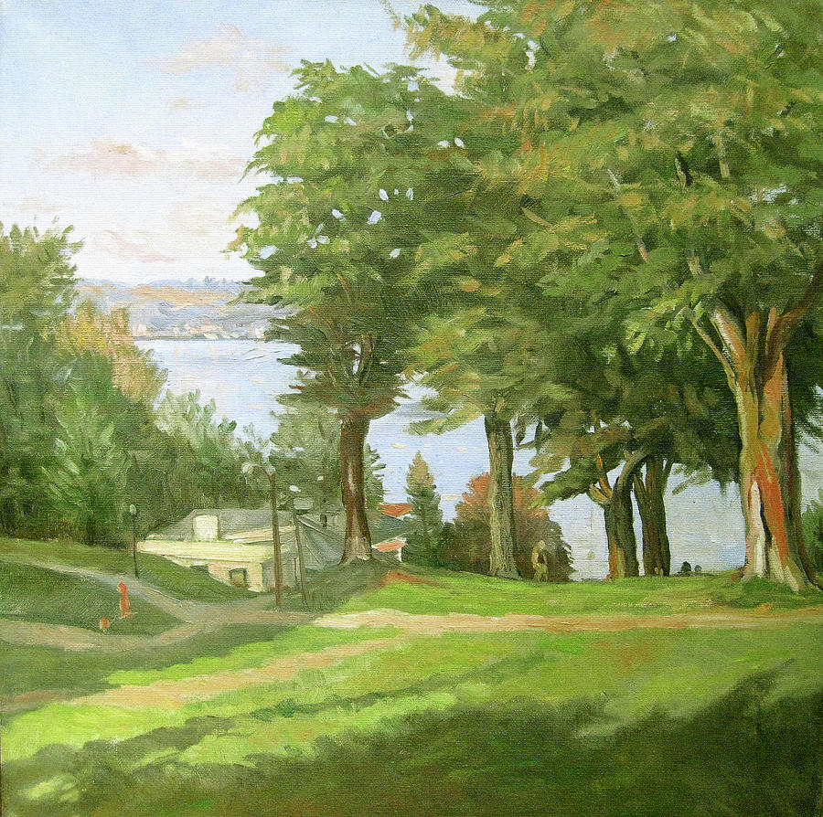 Summer Painting - Lake Chautauqua in 68 by Zois Shuttie